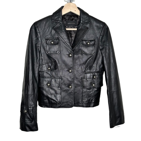 BCBGMaxAzria Jackets & Blazers - BCBGMaxazria 100% leather jacket